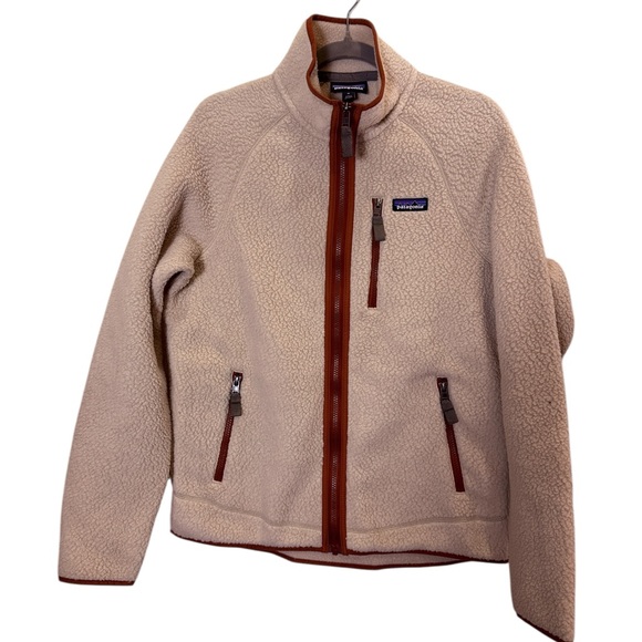 Patagonia Other - Patagonia Men’s Retro Pile Cream Fleece Full Zip Sz M